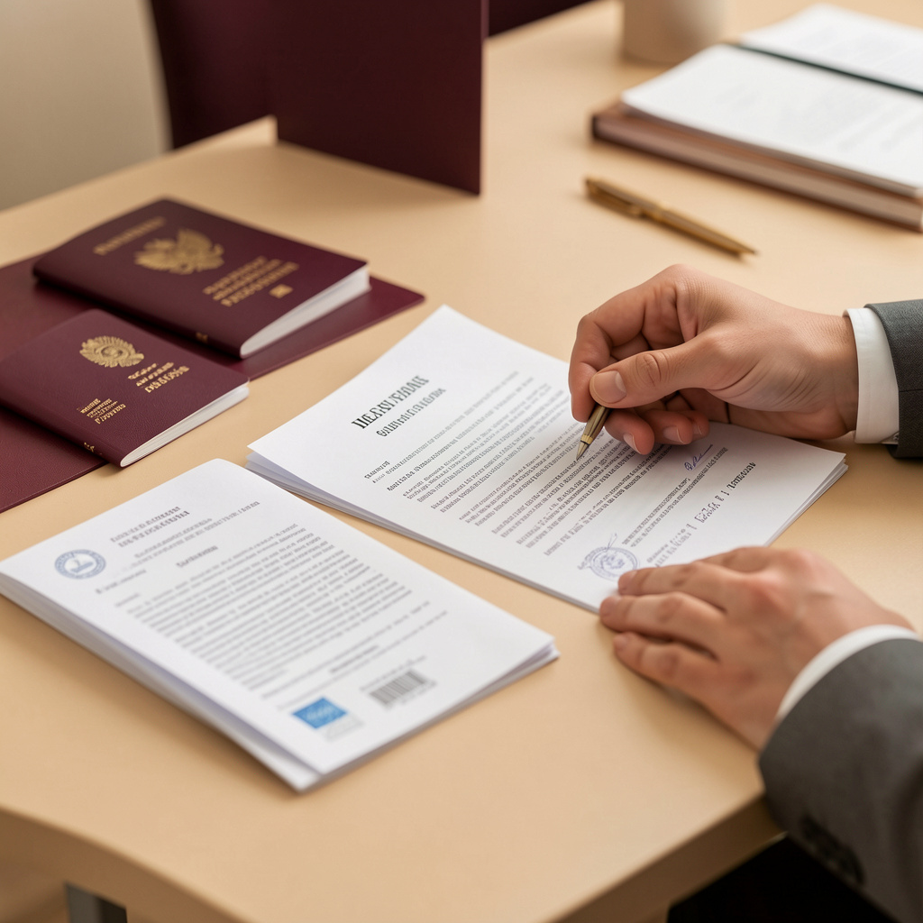 Freepik closeup of hands reviewing official documents and 13937